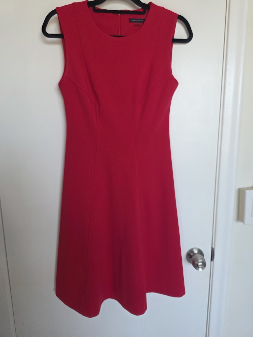 Tommy Hilfiger Sleeveless Red Midi Dress